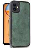 Mkorayavm iPhone 11 Leke Tutmayan İz Yapmayan Estetik Tasarım Deri Kılıf 