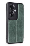 Mkorayavm Oppo Reno 11F Stand Olabilen İç Kısmı Kadife Deri Yüzeyli Kapaklı Kılıf