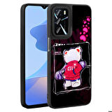 Mkorayavm Oppo A16 TPU Malzemeli Kabartmalı İkonik Figürlü  Silikon Kapak