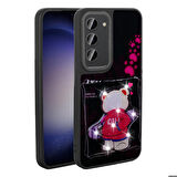 Mkorayavm Galaxy S23 TPU Malzemeli Kabartmalı İkonik Figürlü  Silikon Kapak