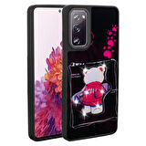 Mkorayavm Galaxy S20 FE TPU Malzemeli Kabartmalı İkonik Figürlü  Silikon Kapak