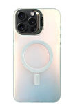 Mkorayavm Apple iPhone 15 Pro Max Uyumlu Standlı Kamera Korumalı Magsafe Kapak