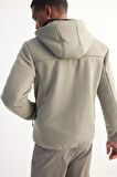 DeFactoFit Rüzgar Geçirmez Mont Slim Fit Dar Kesim Kapüşonlu Fermuarlı Cepli B2301AX25SPKH457
