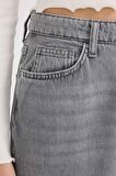 DeFacto Baggy Fit Yüksek Bel Düz Paça Uzun Jean Yıkamalı Pantolon D5415AX24WNNM55