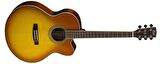 ELEKTRO AKUSTİK GİTAR JUMBO CUTAWAY, HONEY BURST, 
