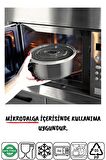 Mikrodalga Ve Difrizde Kullanılabilen Saklama Kabı Seti Yuvarlak 12'li Mürdüm