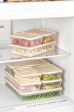 NY HOME 9'lu Set Freshbox Mikrodalga Ve Difrize Uygun Saklama Kabı Krem