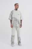 Erkek Baggy Striped Macstar Eşofman Altı Uzay Grisi