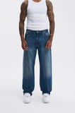 Erkek Carpenter Baggy Jean Pantolon Mavi