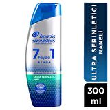 Head & Shoulders 7 Fayda 1 arada Ekstra Serinletici His ve Kepeğe Karşı Etkili Güçlü Formül İçeren Şampuan 300 ml