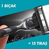 Gillette Mach3 Charcoal Yedekli Tıraş Makinesi