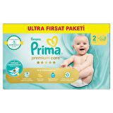 Prima Premium Care 2 Numara Yenidoğan 112'li Bel Bantlı Bez