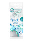 Gillette Venüs Simply 2 Kadın Tıraş Bıçağı 2'li-2 Paket