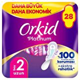 Orkid Platinum Uzun (Boy 2) 28 adet Hijyenik Ped