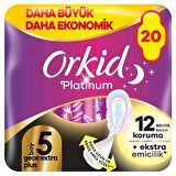 Orkid Platinum Gece Ekstra Plus (Boy 5) 20 adet Hijyenik Ped