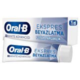 Oral-B Pro 3D White Advanced Ekspres Beyazlatma Ferah Parlaklık Diş Macunu 75 ml