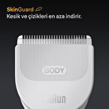 Braun Vücut Tıraş Makinesi Series 5, +6 Aksesuar, Su Geçirmez, BG5550