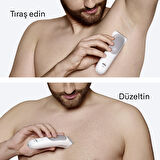 Braun Vücut Tıraş Makinesi Series 5, +6 Aksesuar, Su Geçirmez, BG5550