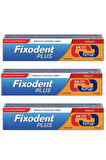 Fixodent Plus Diş Protez Yapıştırıcı Tat İçermez Krem 40 gr  3 adet