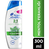 Head Shoulders Şampuan Mentol Ferahlığı 2 Si 1 Arada 300 Ml