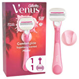 Gillette Venus ComfortGlide Sugarberry Kokulu Miami Kadın 5 Bıçaklı Tıraş Makinesi