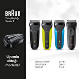 Braun Series 3+ Elektrikli Tıraş Makinesi Yedek Başlığı, 32B