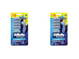 Gillette Sensor 3 Plus Comfort  Makine + 8 Bıçak -2 Adet 