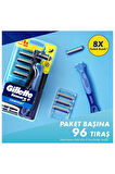 Gillette Sensor 3 Plus Comfort  Makine + 8 Bıçak -2 Adet 