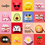 CaseOnn Samsung Galaxy Buds FE Kılıf Karakter Figürlü Dinazor Yeşil