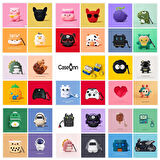 CaseOnn Samsung Galaxy Buds 3 FE Kılıf Karakter Figürlü Cookie Bear