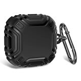 CaseOnn Samsung Galaxy Buds Live - Buds Pro Kılıf Darbe Emici Silikon Siyah