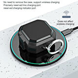 CaseOnn Samsung Galaxy Buds Live - Buds Pro Kılıf Güvenlik Kilitli Military Tank Siyah