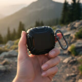 CaseOnn Samsung Galaxy Buds 2 - Buds 2 Pro Kılıf Darbe Emici Silikon Siyah