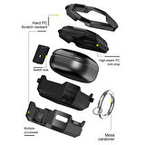 CaseOnn Samsung Galaxy Buds 2 - Buds 2 Pro Kılıf Güvenlik Kilitli Military Tank Pembe