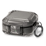 CaseOnn Samsung Galaxy Buds FE - Buds Core Kılıf Transparan Emniyet Kilitli Füme