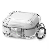 CaseOnn Samsung Galaxy Buds FE - Buds Core Kılıf Transparan Emniyet Kilitli Şeffaf