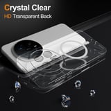 CaseOnn Honor Magic 8 Pro Kılıf MagSafe Özellikli Sararmaz Kristal Sert Kapak Şeffaf
