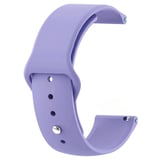 CaseOnn Samsung Galaxy Watch 3 45mm Kordon Esnek Spor Silikon Kayış Lila