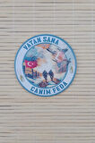 Vatan Sana Canim Feda 3D Termoplastik Silikon Kabartma Arma Pec Patch