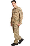 Jandarma Kamuflaj Renkli Uzun Kollu Cepli Taktik Gomlek Dogu Kamuflaj Taktik Pantolon Alt ust Takim