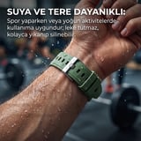 CaseOnn TCL Movetime Watch MT48X Kordon Prizma Tokalı Spor Silikon Kayış Mor