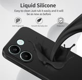 CaseOnn Xiaomi Poco X8 Pro Kılıf Kamera Korumalı Mikrofiber Astarlı Lansman Lacivert
