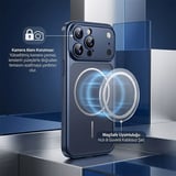 CaseOnn Apple iPhone 15 Pro Max Kılıf iPhone 18 Pro Görünümlü Dönüşüm Kapak Burgonya