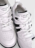 Lufian 111230252 Edgar Casual Erkek Deri Sneaker Ayakkabı Beyaz