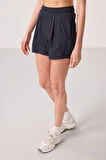 Tommy Life Rahat Form Kadın Şort Siyah 91014