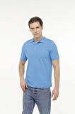 Lumberjack A10149746508010 4M M-Ct953 Basıc P.T-Sh 4Fx Havacı Mavı Erkek Polo T-Shırt