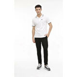 Lumberjack A10153338608010 4M M-Bsc Polo 12Bs45 4Fx Beyaz Erkek Polo T-Shırt