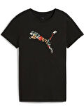 Puma Graphics Floral Cat Logo Tee Kadın Spor Tişört 68508101