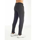 Crozwise 2192-06 Beden M Antrasit_Yeşil Ottoman Dar Paça Erkek Spor Pantolon