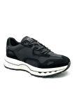 Lufian Graham Sneaker Erkek Deri Ayakkabı Siyah 111230268